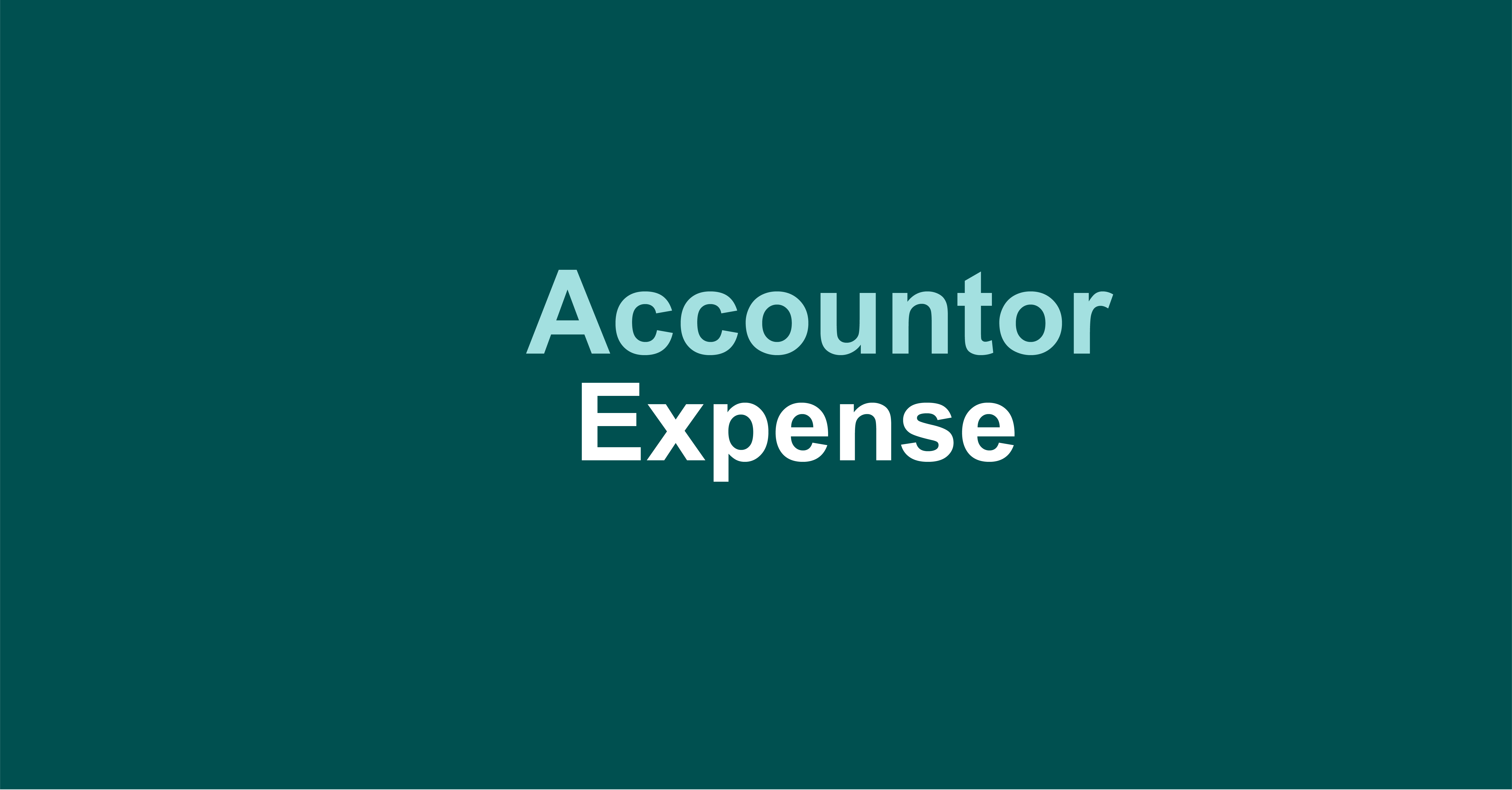 Accountor Expense
