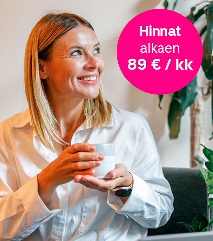 Go-hinnat vain alkaen 89 € / kk