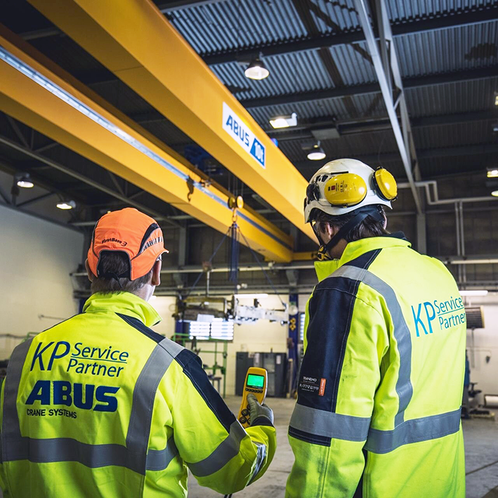 KP-ServicePartnerin ammattilaiset työssään