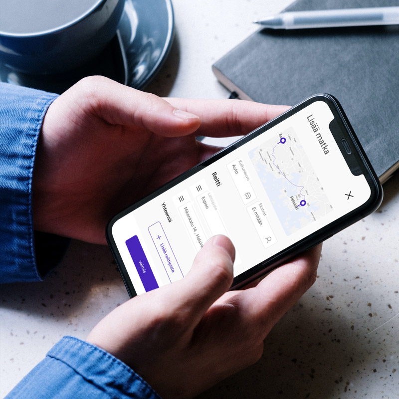 Procountor Mobiili matkalaskun luominen