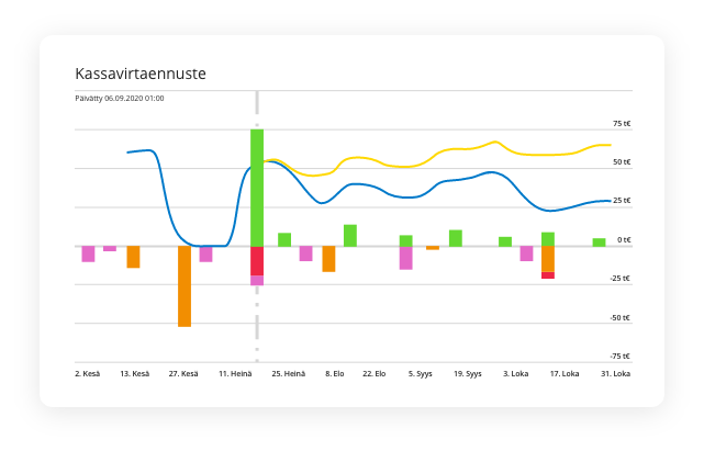 Netvisor kassavirtaennuste
