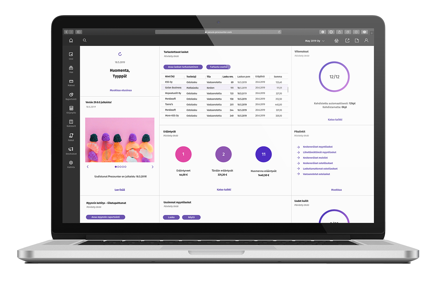 Procountor ohjelmisto