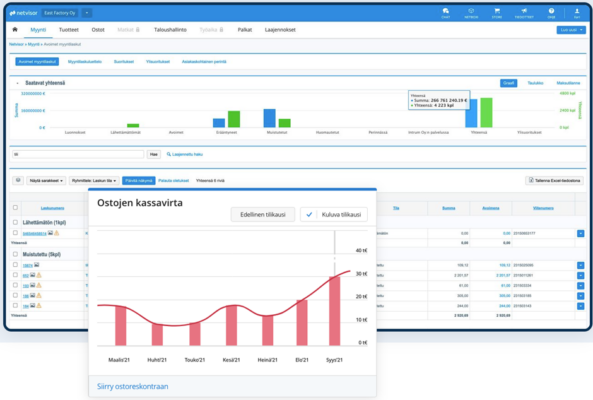 Netvisor försäljningsfakturor