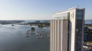 High building by the sea