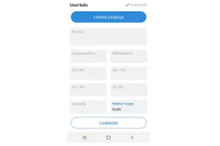 Netvisor kvitton, underlag &amp; övrigt material